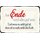 Schild Spruch "Am Ende alles gut, nicht gut, dann nicht das Ende" 20 x 30 cm