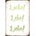 Schild Spruch "Lache Lebe Liebe" 20 x 30 cm