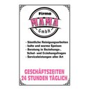 Schild Spruch "Firma Mama GmbH...