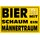 Schild Spruch "Bier mit Schaum ein Männertraum" 20 x 30 cm