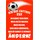Schild Spruch "Ich bin Cottbus Fan" Fußball 20 x 30 cm 