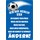 Schild Spruch "Ich bin Berlin Fan" Fußball 20 x 30 cm