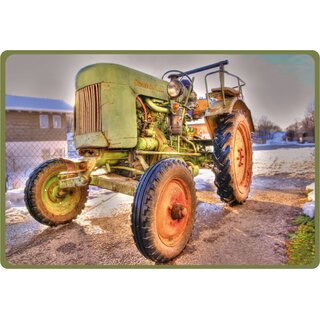 Schild Motiv "Traktor Dieselross" 20 x 30 cm 