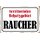 Schild Spruch "territoriales Schutzgebiet Raucher" 20 x 30 cm