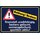 Schild Spruch "Achtung Rentner" 20 x 30 cm