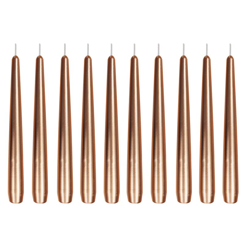 Spitzkerzen Weiß - 10 Stück - Ca. 22x240 Mm - Für Dekoration & Ambiente