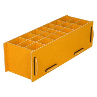 Werkhaus Stiftebox XL Holzbox goldgelb
