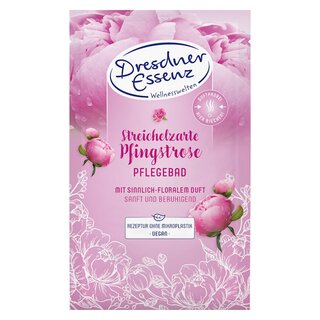 Dresdner Essenz Pflegebad "Streichelzarte Pfingstrose" 60 g