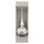 Krebs Glas Lauscha Christbaumspitze Silber mit Schneesternen 28 cm