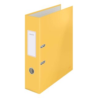 LEITZ 1061 Qualitäts-Ordner Cosy Soft-Touch - A4, breit, gelb matt