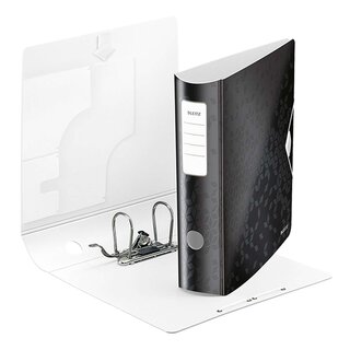 Leitz 1106 Ordner Active WOW A4 - 80 mm, schwarz metallic