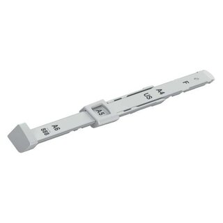 Leitz 1729 Anschlagschiene für Locher NeXXt Serie 2018 - Kunststoff, grau