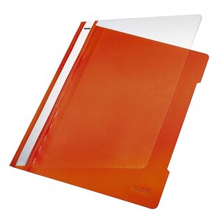 Leitz 4191 Schnellhefter - A4, langes Beschriftungsfeld, PVC, orange