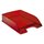 Leitz 5226 Briefkorb Transparent Plus, A4, Polystyrol, rot
