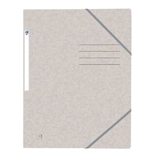 OXFORD Eckspannermappe TOPFILE+ - A4, Rückenschild, Karton, beige