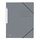 OXFORD Eckspannermappe TOPFILE+ - A4, Rückenschild, Karton, grau