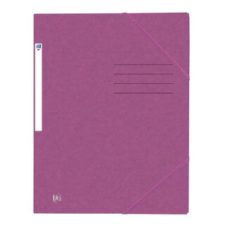 OXFORD Eckspannermappe TOPFILE+ - A4, Rückenschild, Karton, violett