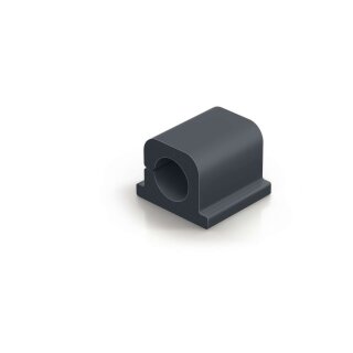 Durable Kabel-Clip CAVOLINE® CLIP PRO 1 - 20 x 21 x 16 mm, graphit, Kunststoff, 6 Stück