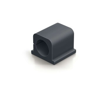 Durable Kabel-Clip CAVOLINE® CLIP PRO 2 - 25 x 25 x 20 mm, graphit, Kunststoff, 4 Stück