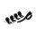 Durable Klett-Kabelbinder mit Schlaufe CAVOLINE® GRIP TIE - 1 x 20 cm, 5 Stück, schwarz