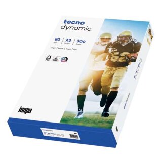 TECNO Kopierpapier tecno® dynamic - A3, 80 g/qm, weiß, 500 Blatt