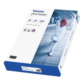 TECNO Kopierpapier tecno® pro laser - A3, 80 g/qm, weiß, 500 Blatt