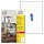 Avery Zweckform® L4775-100 Folienetiketten - 210 x 297 mm, weiß, 100 Etiketten, permanent, wetterfest