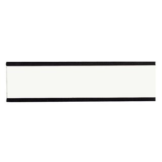 Franken Magnetschild mit C-Profil - 60 x 15 mm, 10 Stück, schwarz