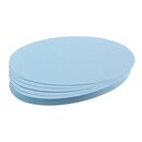 Franken Moderationskarte - Oval, 190 x 110 mm, hellblau,...