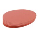 Franken Moderationskarte - Oval, 190 x 110 mm, rot, 500...