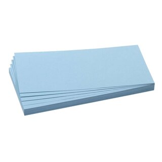 Franken Moderationskarte - Rechteck, 205 x 95 mm, hellblau, 500 Stück