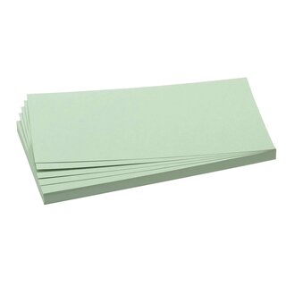 Franken Moderationskarte - Rechteck, 205 x 95 mm, hellgrün, 500 Stück