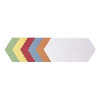 Franken Moderationskarte - Rhombus, 205 x 95 mm, sortiert, 500 Stück