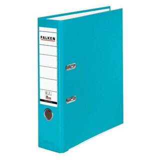 Falken Ordner PP-Color S80 - A4, 8 cm, türkis