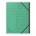 EXACOMPTA Ordnungsmappe - 12 Fächer, A4, Karton, grün
