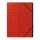 EXACOMPTA Ordnungsmappe - 12 Fächer, A4, Karton, rot