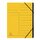 EXACOMPTA Ordnungsmappe - 7 Fächer, A4, Karton, gelb