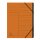 EXACOMPTA Ordnungsmappe - 7 Fächer, A4, Karton, orange