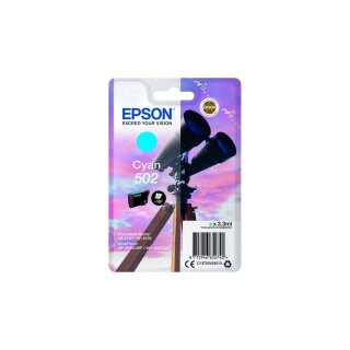 EPSON® Original Epson Tintenpatrone cyan (C13T02V24010,T02V240,502,T02V2,T02V24010)
