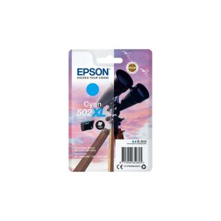 EPSON® Original Epson Tintenpatrone cyan (C13T02W24010,T02W240,502XL,T02W2,T02W24010)