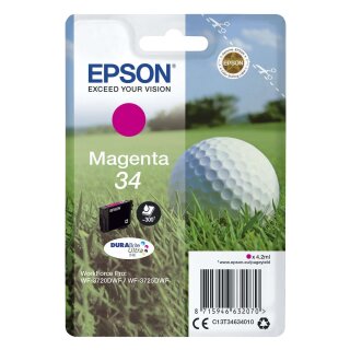 EPSON® Original Epson Tintenpatrone magenta (C13T34634010,T346340,34,T3463,T34634010)