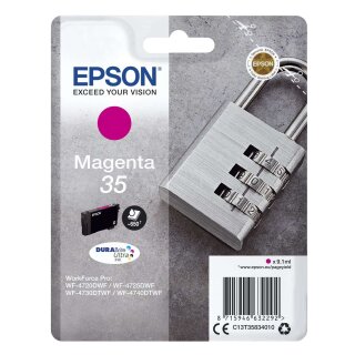 EPSON® Original Epson Tintenpatrone magenta (C13T35834010,T358340,35,T3583,T35834010)