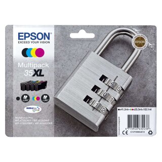 EPSON® Original Epson Tintenpatrone MultiPack Bk,C,M,Y (C13T35964010,T359640,35XL,T3596,T35964010)