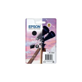 EPSON® Original Epson Tintenpatrone schwarz (C13T02V14010,T02V140,502,T02V1,T02V14010)