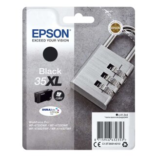 EPSON® Original Epson Tintenpatrone schwarz (C13T35914010,T359140,35XL,T3591,T35914010)
