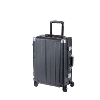 Alumaxx® Reisetrolley Orbit - 40 x 55 x 20 cm, Aluminium, schwarz matt