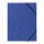 EXACOMPTA Sammelmappe - A4, 355 g/qm, Gummizug, blau