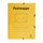 EXACOMPTA Sammelmappe Postmappe - A4, 425 g/qm, Gummizug, 3 Klappen, gelb