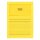 ELCO Sichtmappen Ordo classico - gelb, 120g, 10 Stück, Sichtfenster und Linien