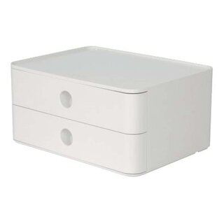 HAN SMART-BOX ALLISON Schubladenbox - stapelbar, 2 Laden, snow white/snow white
